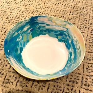 Anthropologie Blakely Made Sailboat Serving Bowl